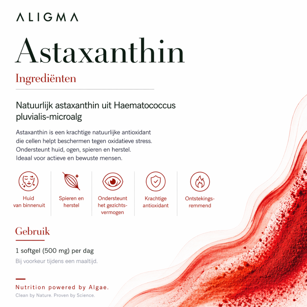 Asthaxhanthin Softgel Capsules 60 stuks 500mg