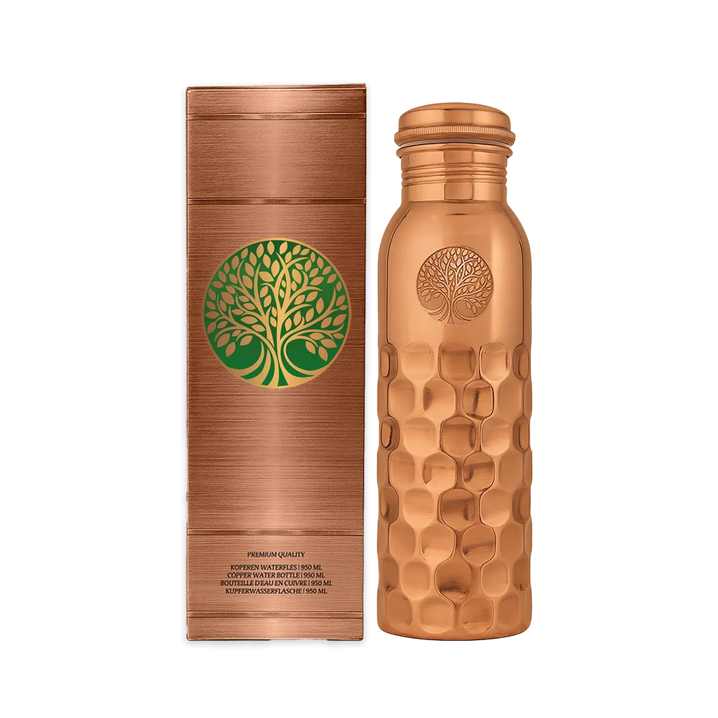 100% PUUR KOPEREN WATERFLES