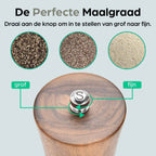 Peper-en Zoutmolen Set Handmatig Bruin - Bali - 22cm