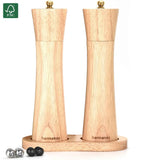 Peper-en Zoutmolen Set Handmatig Blank - Bali - 22cm