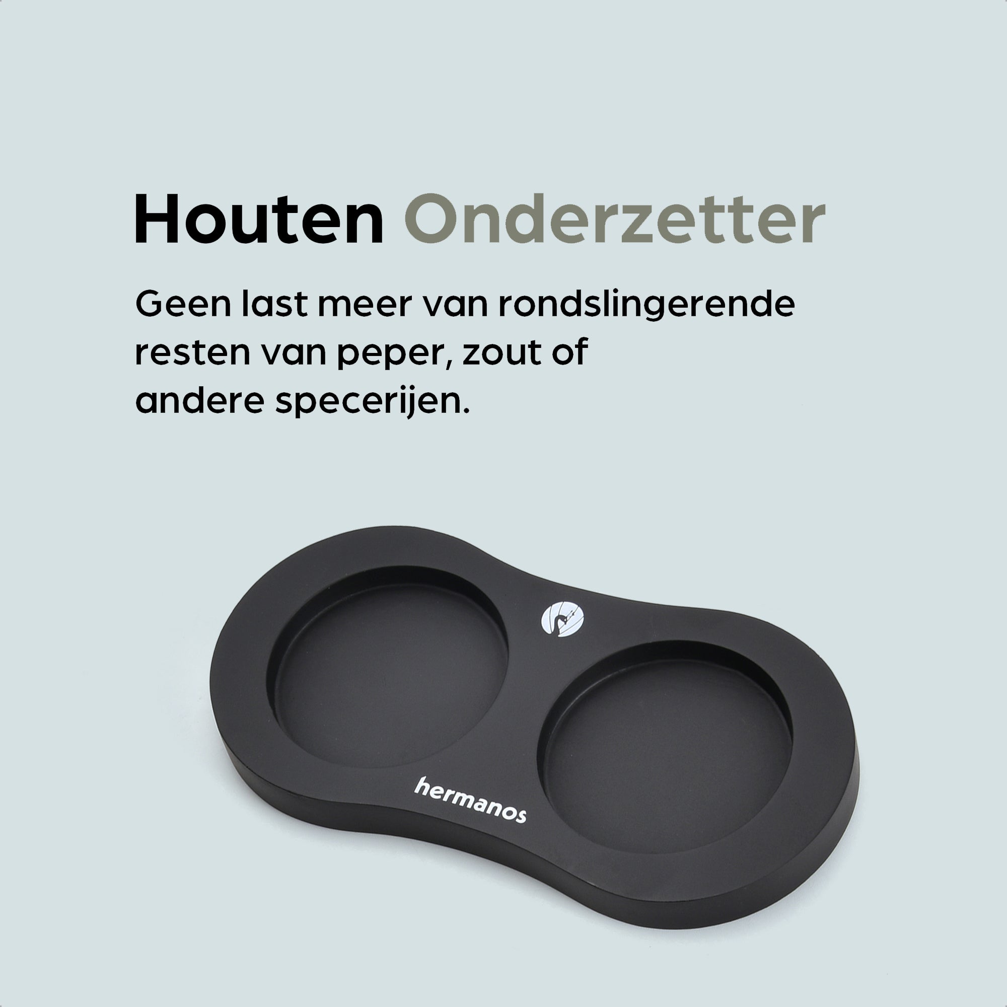 Peper- und Salzmühlen-Set manuell Lyon - Schwarz - 22cm