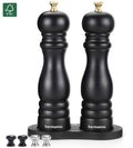 Peper en Zoutmolen Set Handmatig Lyon - Zwart - 22cm