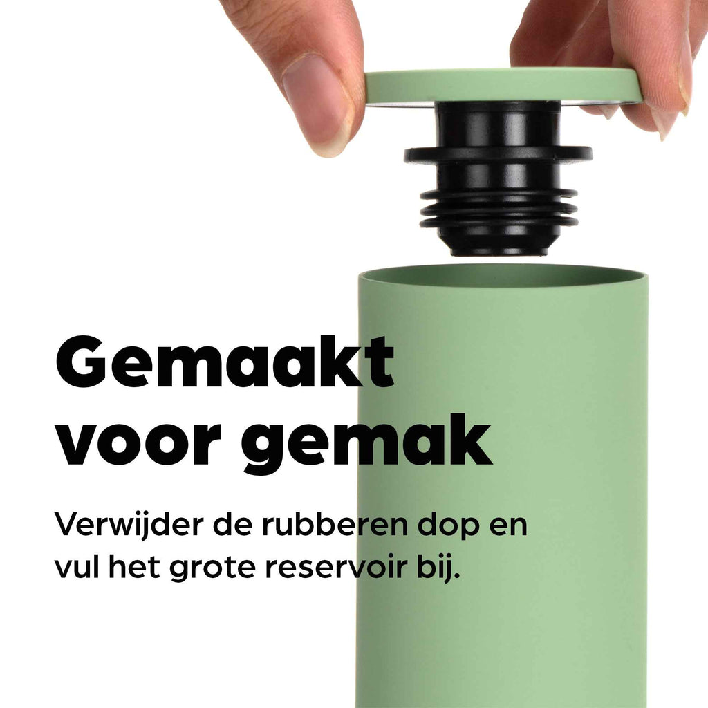Peper en Zoutmolen Set Handmatig Groen - Oslo - 19cm
