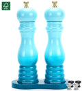 Peper en Zoutmolen Set Handmatig Blauw - Rome - 22 cm