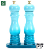 Peper en Zoutmolen Set Handmatig Blauw - Rome - 22 cm