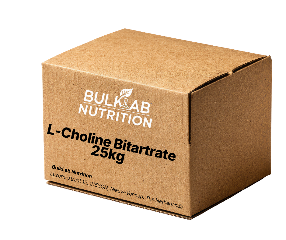 L-Choline Bitartrate 25kg - BeBulk Nutrition - Nutrition Geeks Supplementen en Shilajit-levering