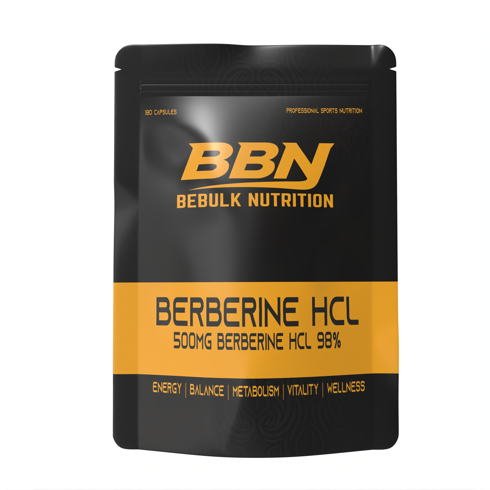 Berberine HCL 98% - 500mg - Vegan - BeBulk Nutrition - Nutrition Geeks Supplementen en Shilajit-levering
