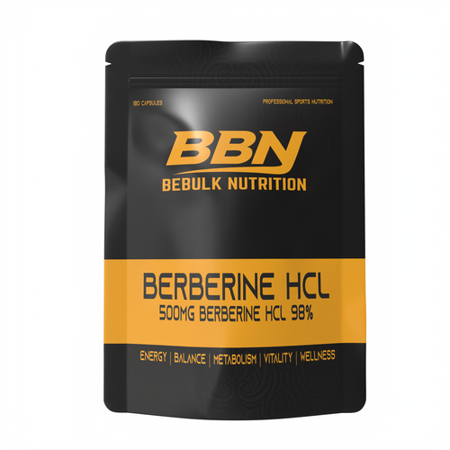 Berberine HCL 98% - 500mg - Vegan - BeBulk Nutrition - Nutrition Geeks Supplementen en Shilajit-levering