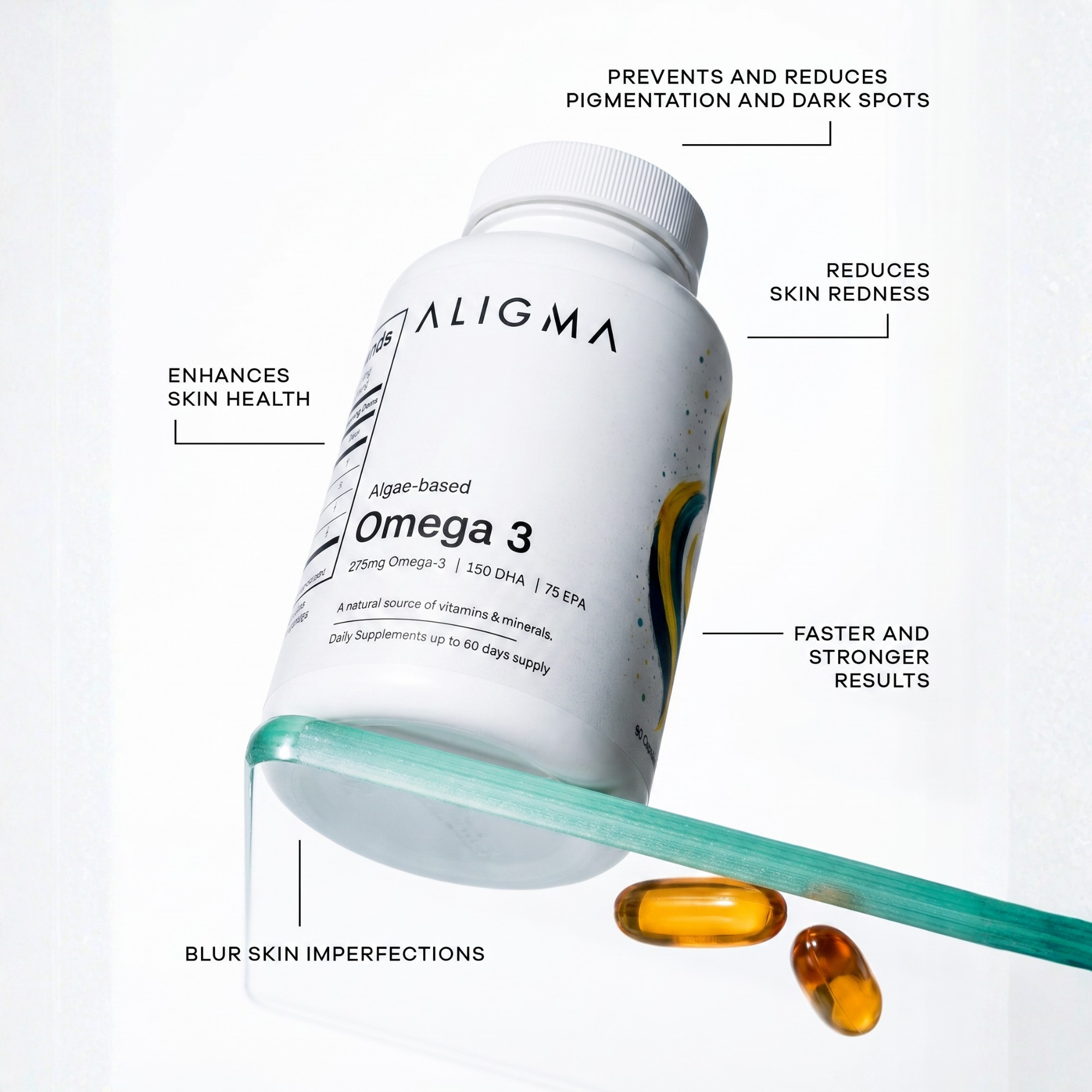 Omega 3 Softgel Capsules 60 stuks 760mg