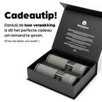 Peper en Zoutmolen Set Handmatig Bruin - Oslo - 19cm