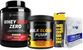 MEGADEAL 2 Pack: Whey Protein 2000g + Creatine + Pre-Workout Bulk Blood + BeBulk Shaker - Nutrition Geeks Supplementen en Shilajit-levering