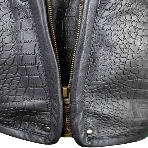 Mens Handmade High Quality Hunting Vest, Leather vest - Image 4