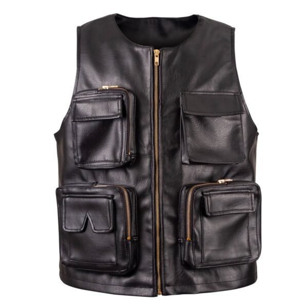 Mens Handmade High Quality Hunting Vest, racer back vest - Image 2