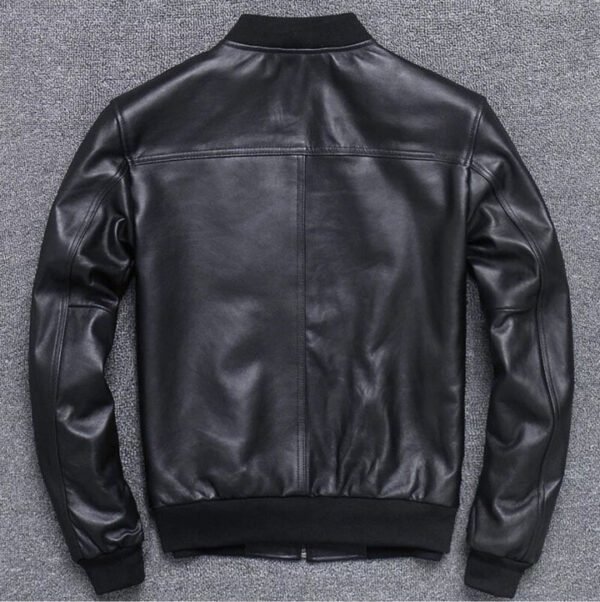 Black Leather Jacket, Men's Leather Jacket, Leather jacket men, Handmade Men’s Leather Jacket, - Image 3