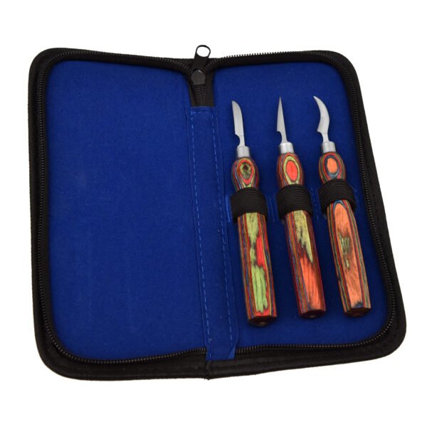 3 pcs carving Knives - Image 4